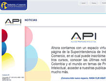 Tablet Screenshot of api.sic.gov.co